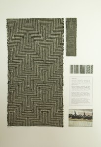 Main sample board submitted to the competition