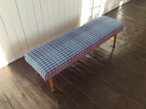 Bench or footstool for Cambrian Wool Challenge