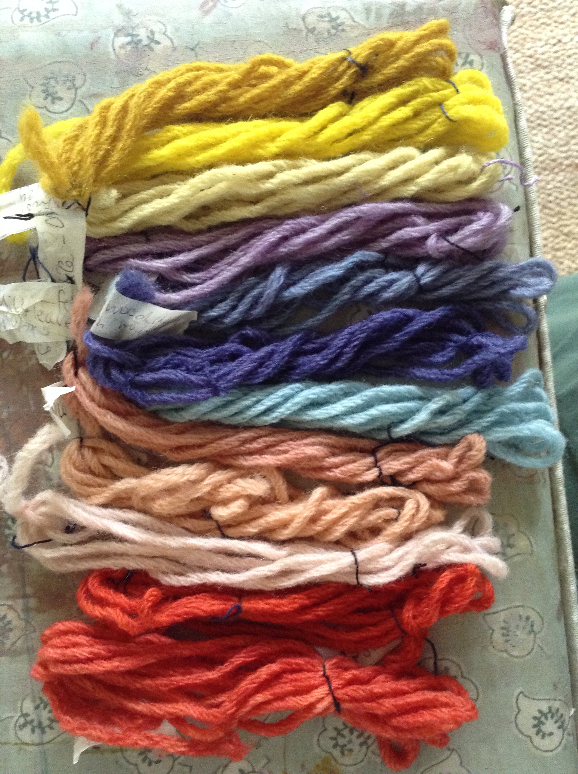 Wool Color Natural dyes – extracting colour and dyeing wool at The Tallet studio ...